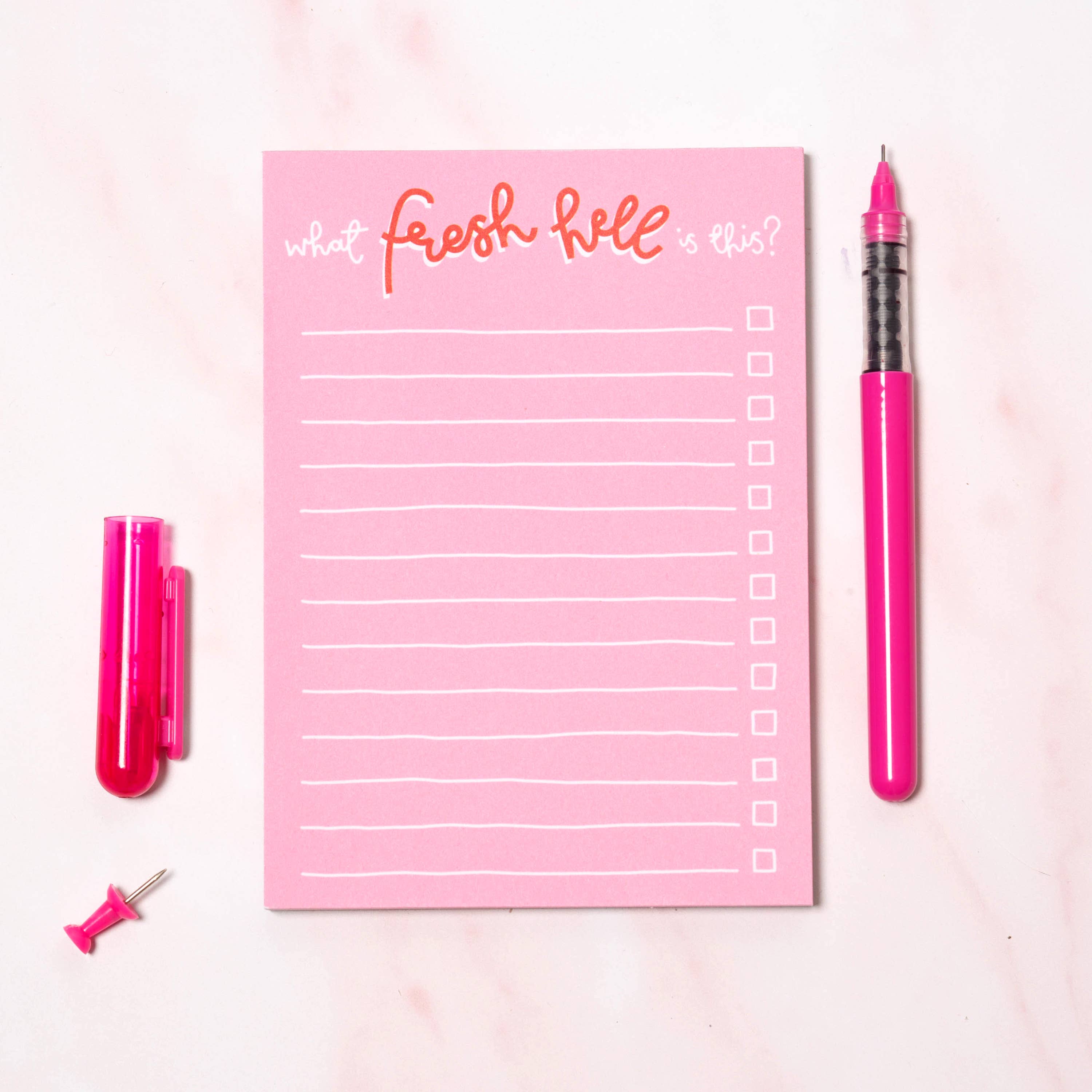 Memo Pad - What fresh hell is this? A6 notepad – Dead Sea Records