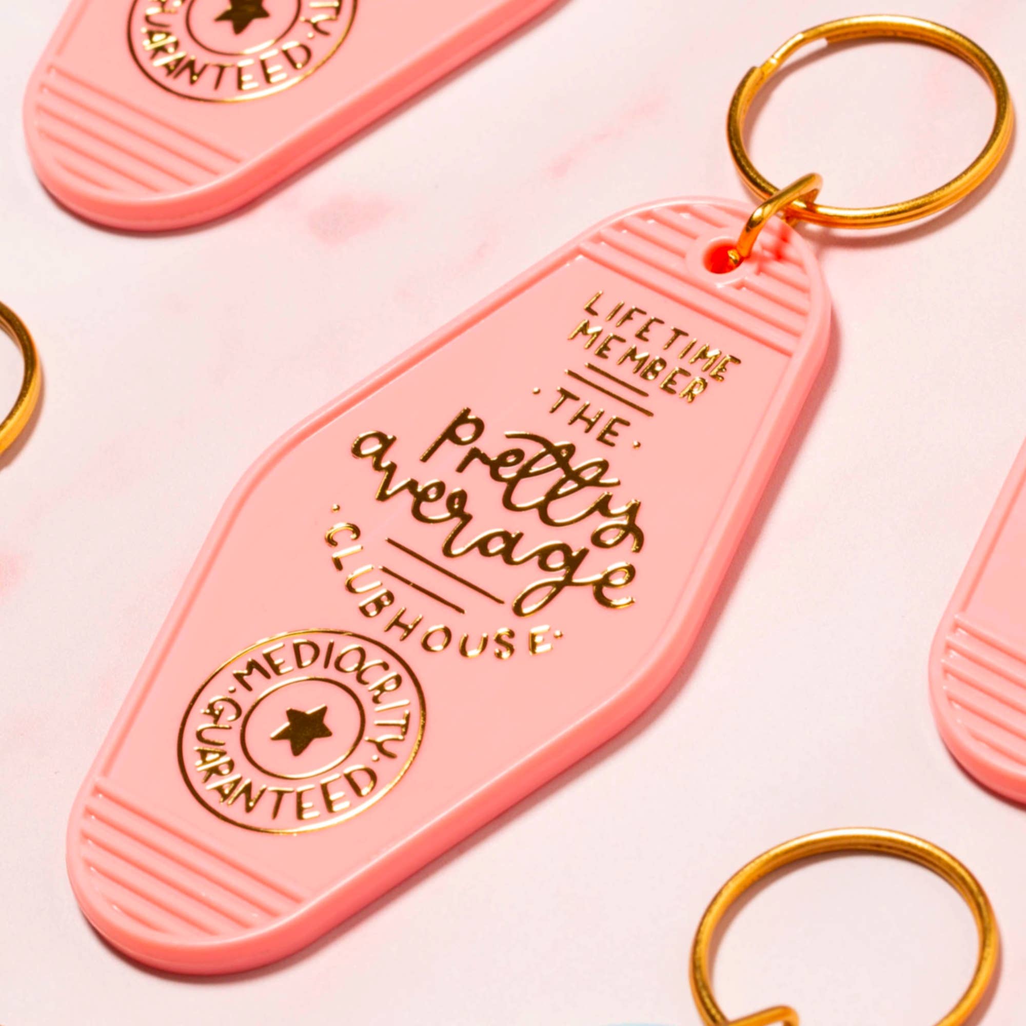Oh Laura - Motel Keyring: The pretty average clubhouse (Pink)