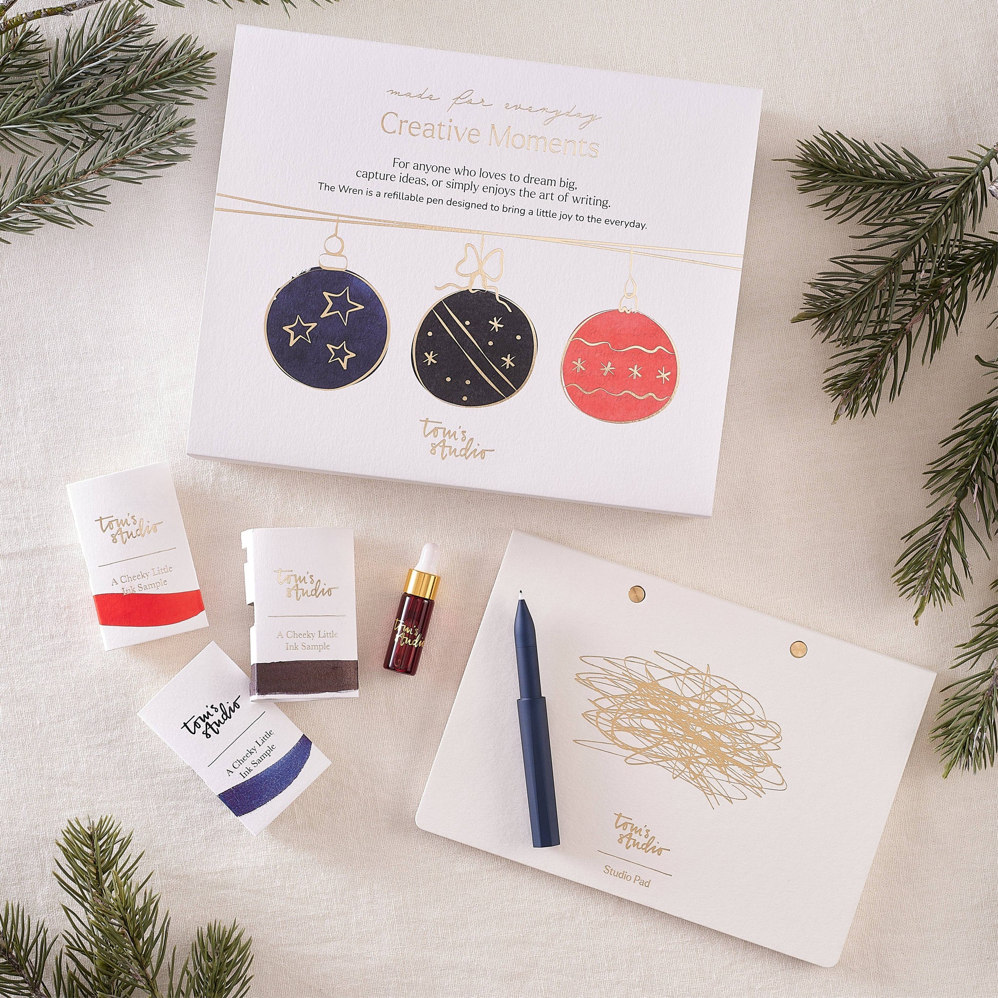 Tom’s Studio - Wren Refillable Pen Gift Set (Midnight)