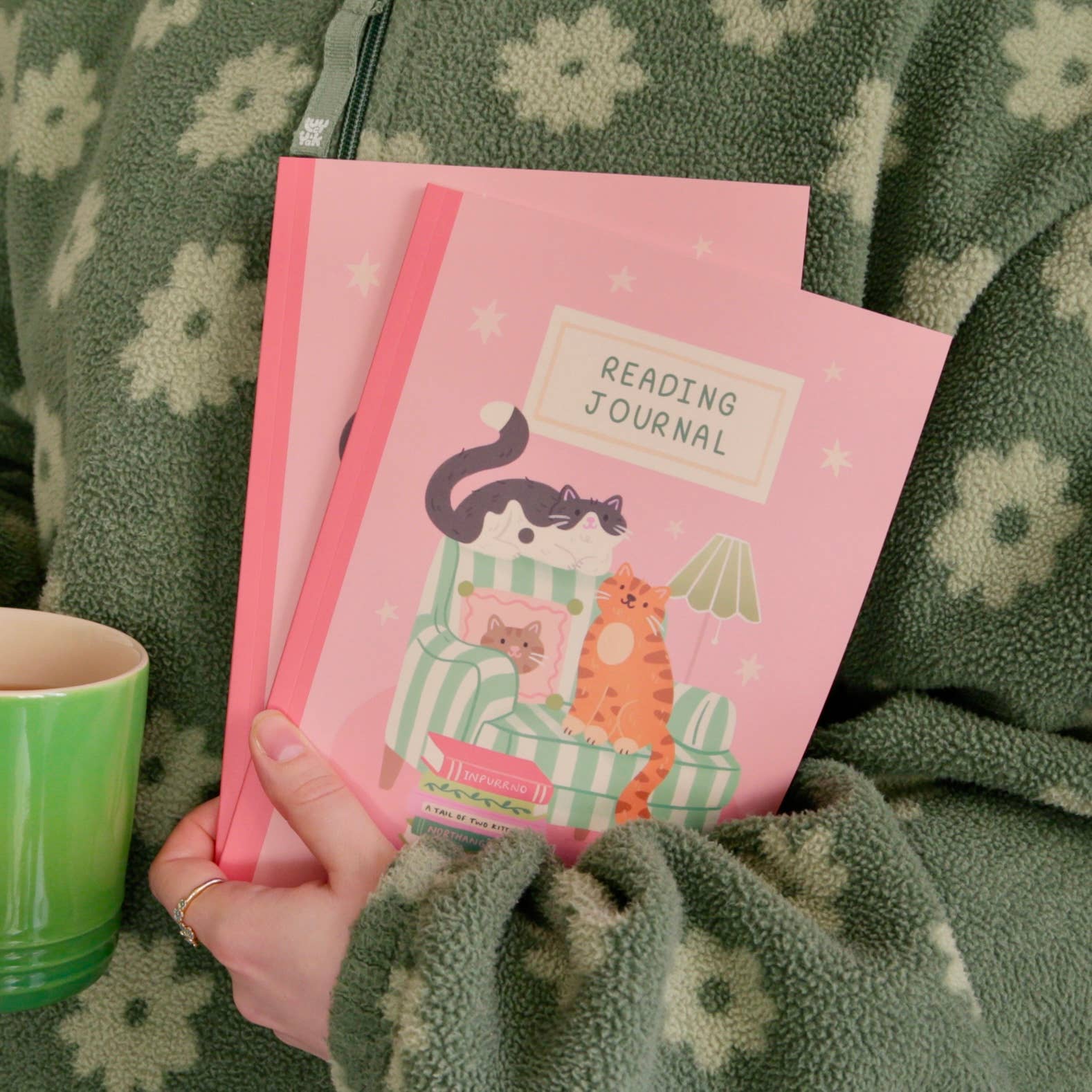 Reading Journal - Cats 50 Page Book Review Notebook