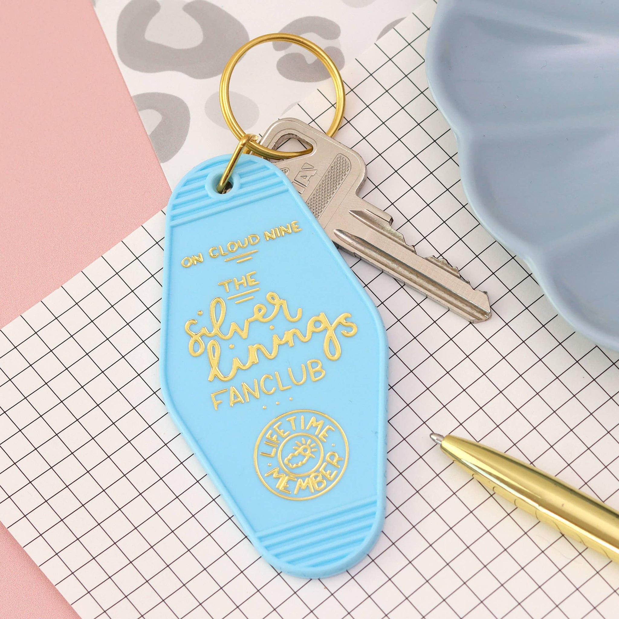 Oh, Laura - Motel Keyring: The Silver Linings Fanclub (Light Blue)